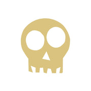 Basic Shape Skull MDF Cutout Halloween Silhouette - Unfinished For DIY