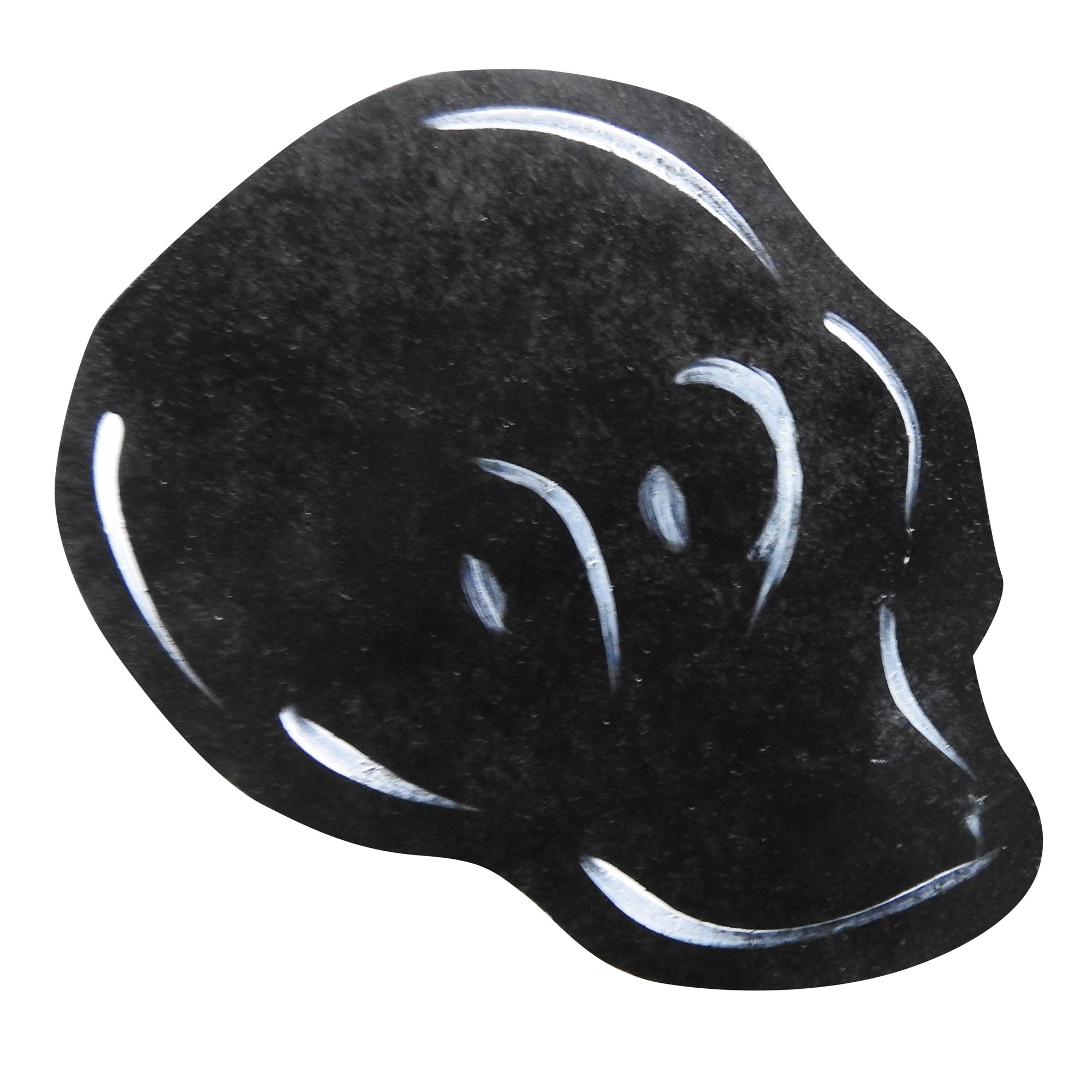Basic Shape Skull MDF Cutout Silhouette Style 3 - Unfinished For DIY