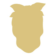 Basic Shape Skull MDF Cutout Halloween Decor Style 5 - Unfinished For DIY