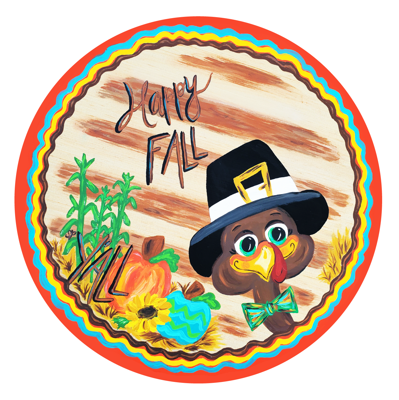 PURVIS FARMS CIRCLE HAPPY FALL TURKEY