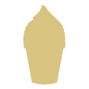 Basic Shape Slushie MDF Cutout Silhouette - Unfinished For DIY