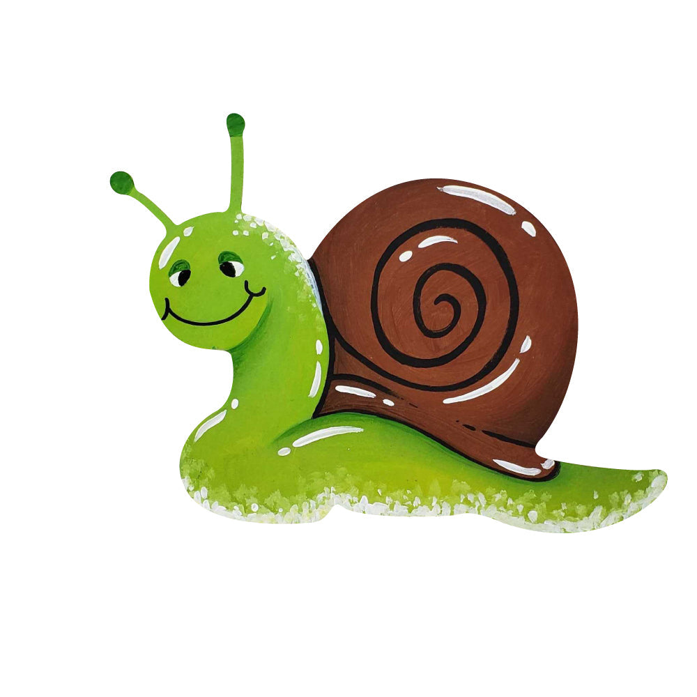 Basic Shape Snail MDF Cutout Silhouette - Unfinished For DIY