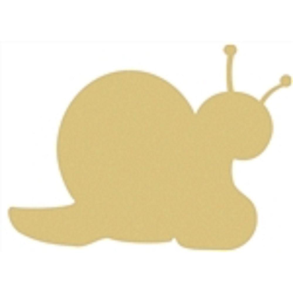 Basic Shape Snail MDF Cutout Silhouette - Unfinished For DIY