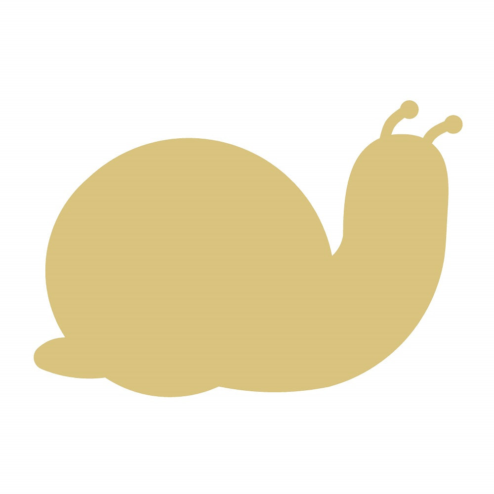 Snail Unfinished Wood Cutout Style 2