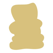 Basic Shape Snowman MDF Cutout Winter Decor Style 12 - Unfinished For DIY