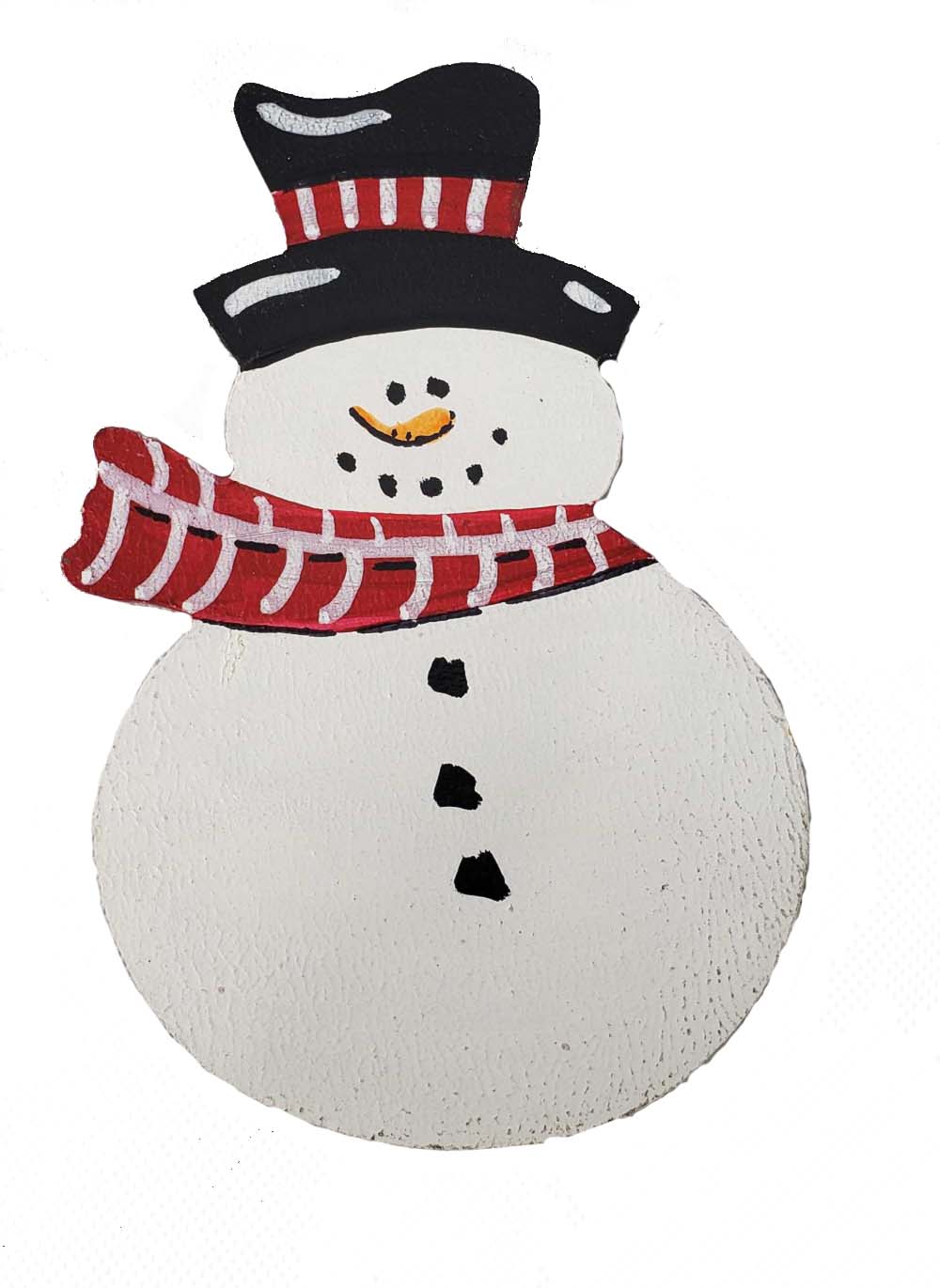 Basic Shape Snowman MDF Cutout Winter Decor Style 2 - Unfinished For DIY