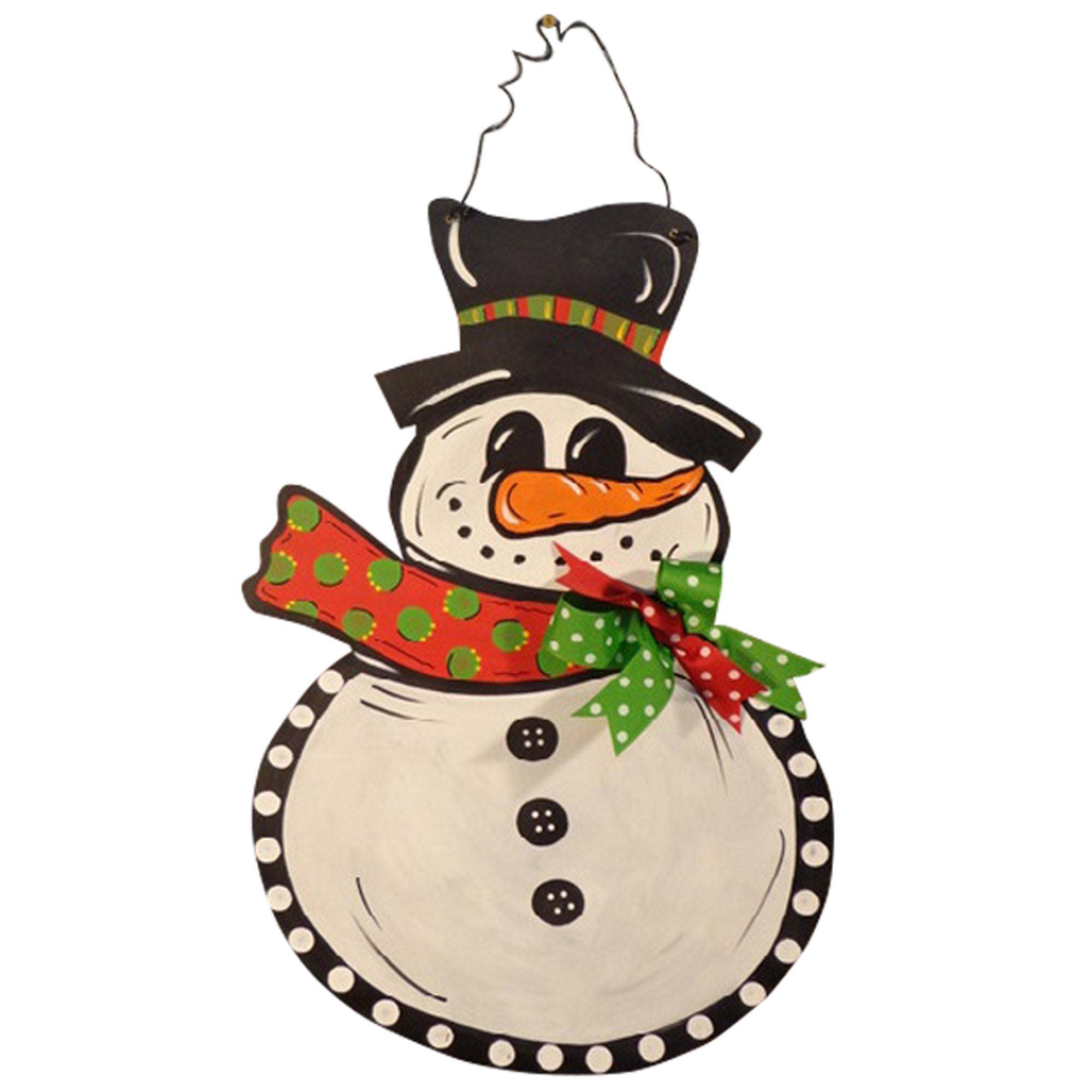 Basic Shape Snowman MDF Cutout Winter Decor Style 2 - Unfinished For DIY