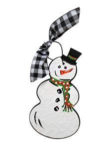 Basic Shape Snowman MDF Cutout Winter Decor Style 3 - Unfinished For DIY