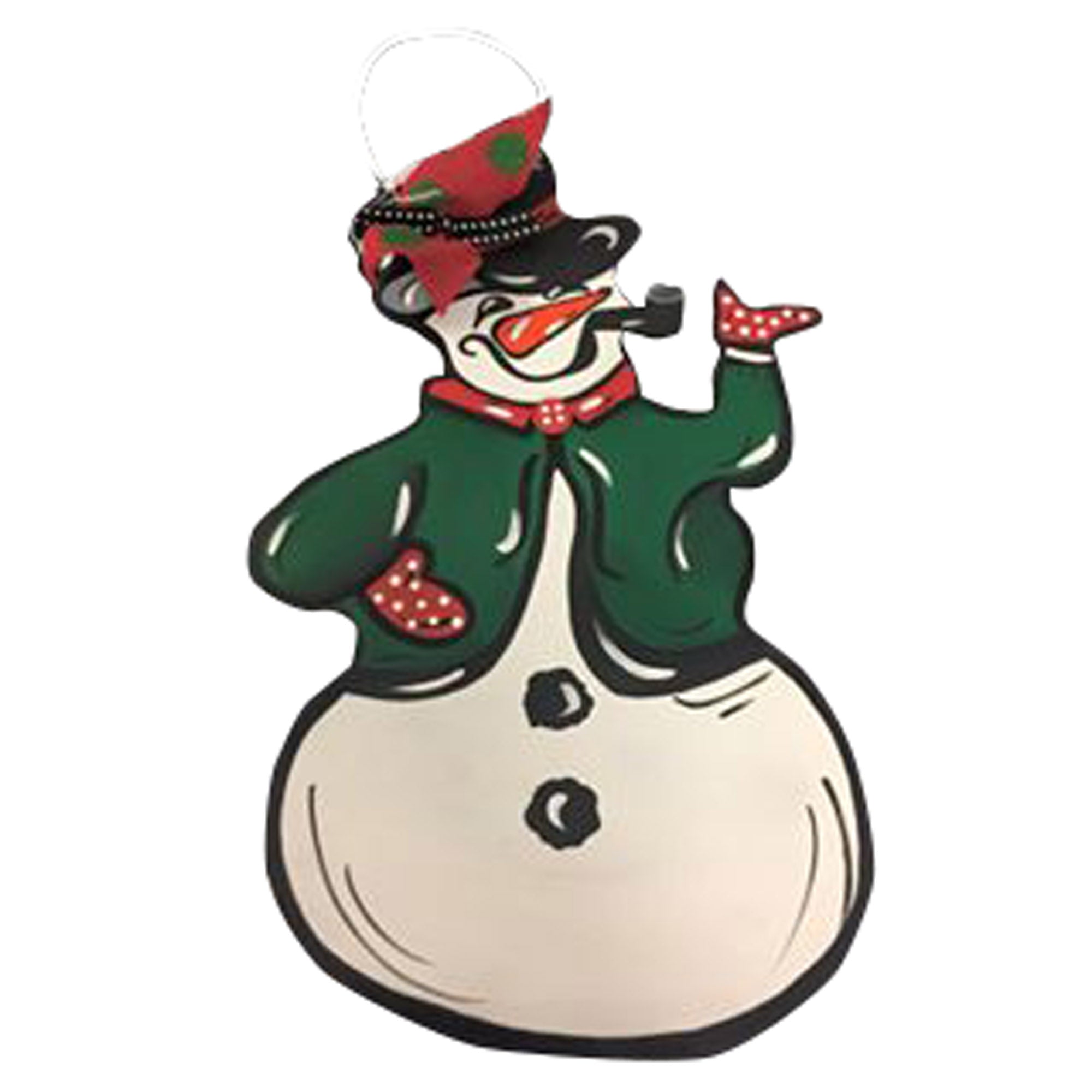 Basic Shape Snowman MDF Cutout Winter Decor Style 5 - Unfinished For DIY