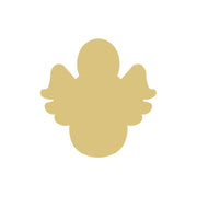 Basic Shape Snowman Angel MDF Cutout Silhouette - Unfinished For DIY