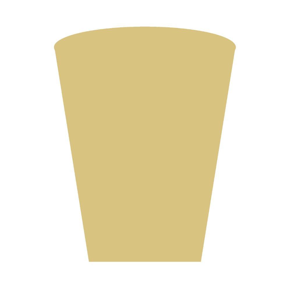 Basic Shape Slolo Cup MDF Cutout Silhouette - Unfinished For DIY