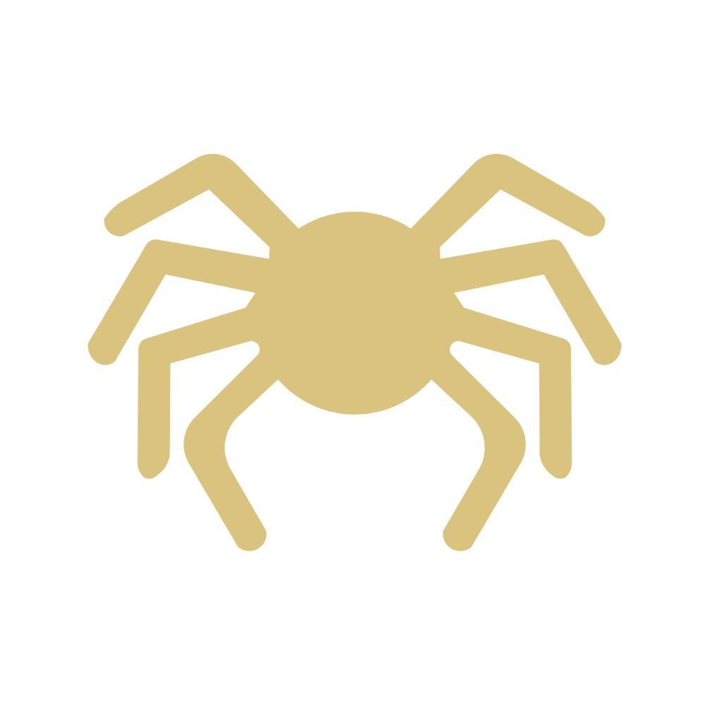 Basic Shape Spider MDF Cutout Halloween Silhouette - Unfinished For DIY