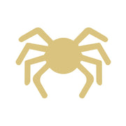 Basic Shape Spider MDF Cutout Halloween Silhouette - Unfinished For DIY