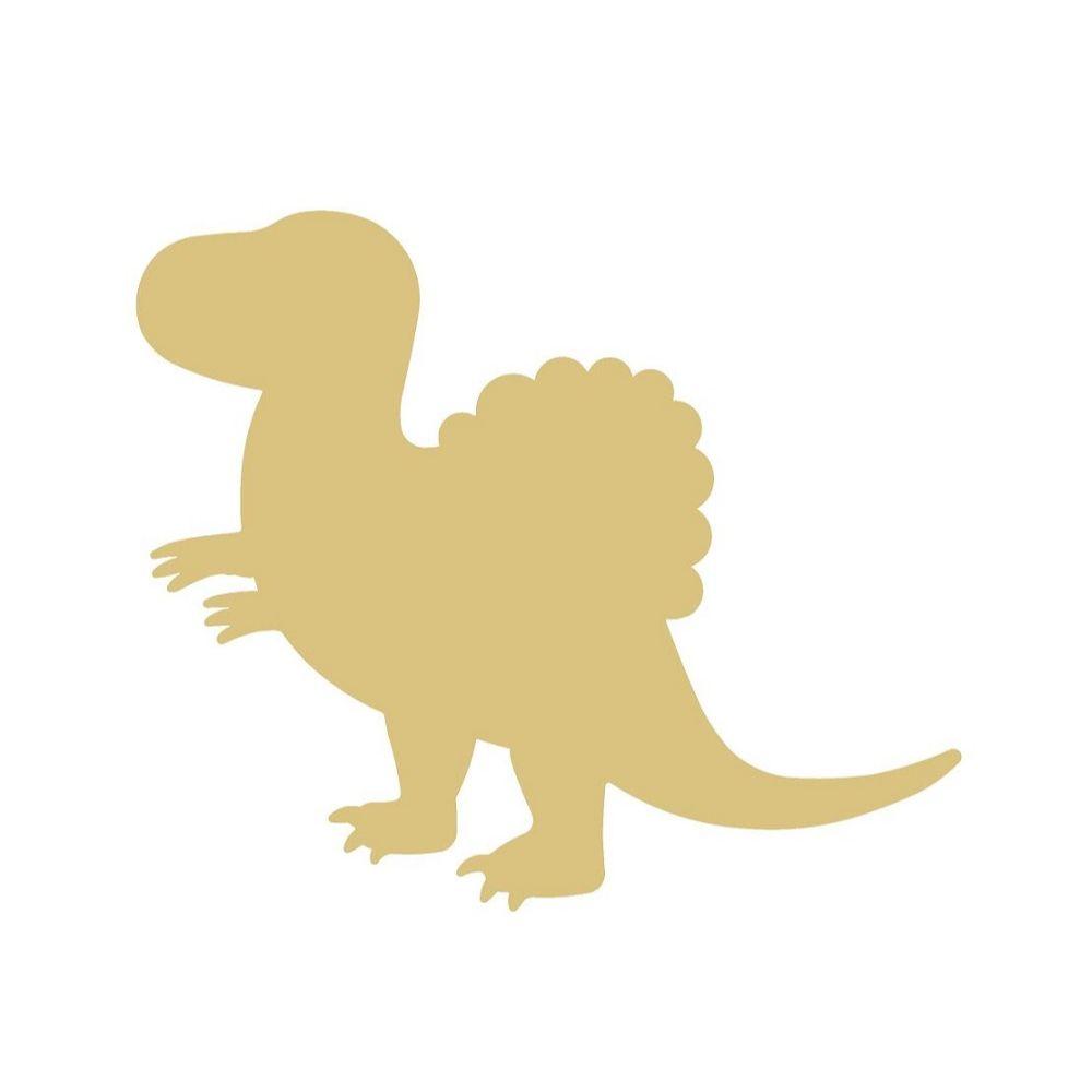 Basic Shape Spinosaurus MDF Cutout Dinosaur Silhouette - Unfinished For DIY