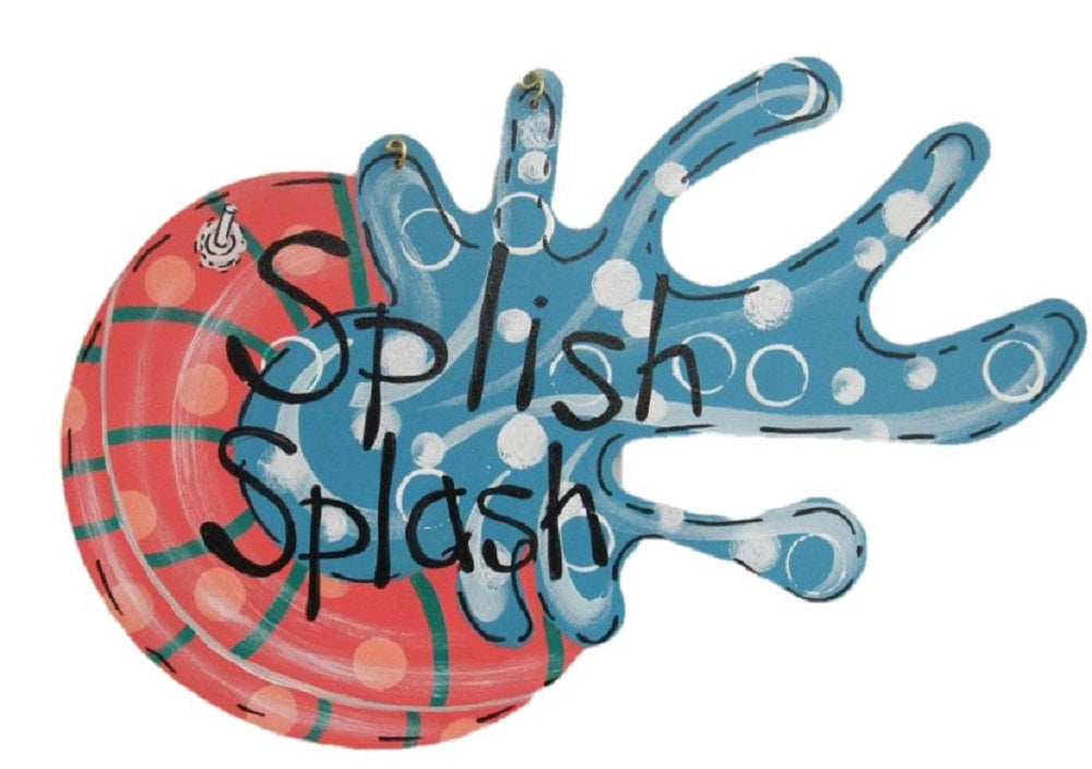 Basic Shape Water Splash MDF Cutout Abstract Silhouette - Unfinished For DIY