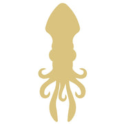 Basic Shape Squid MDF Cutout Ocean Silhouette - Unfinished For DIY