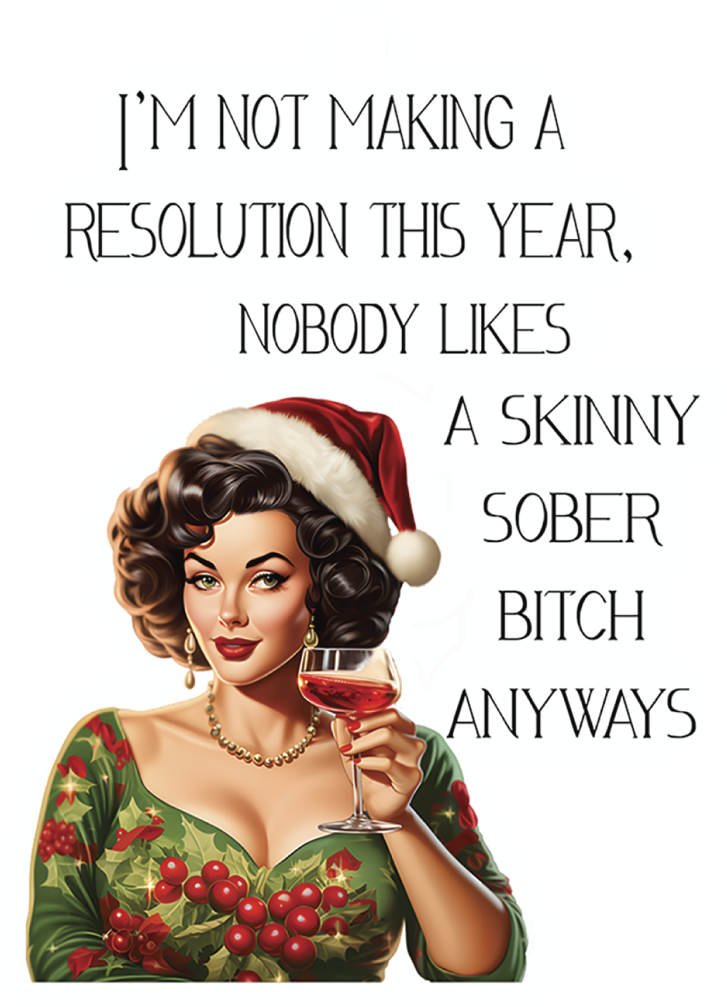 SASSY TALKIN NOT MAKING A RESOLUTION