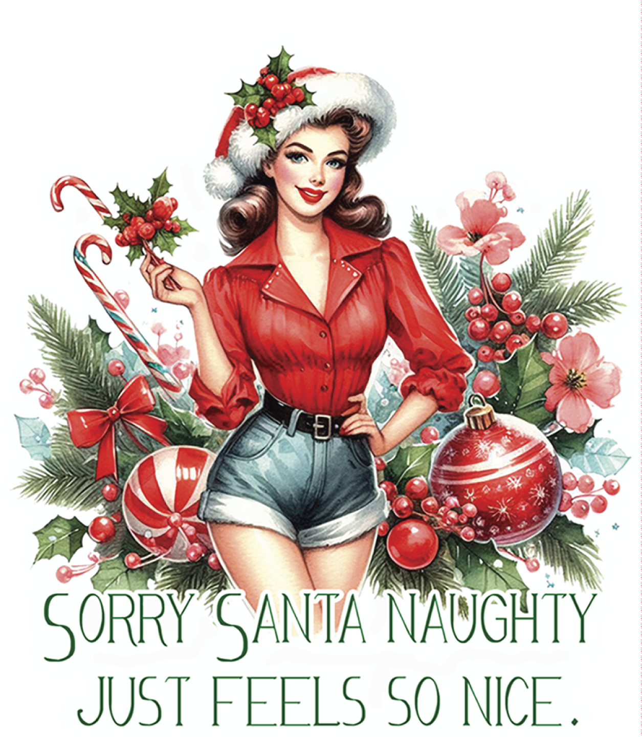 SASSY TALKIN SORRY SANTA