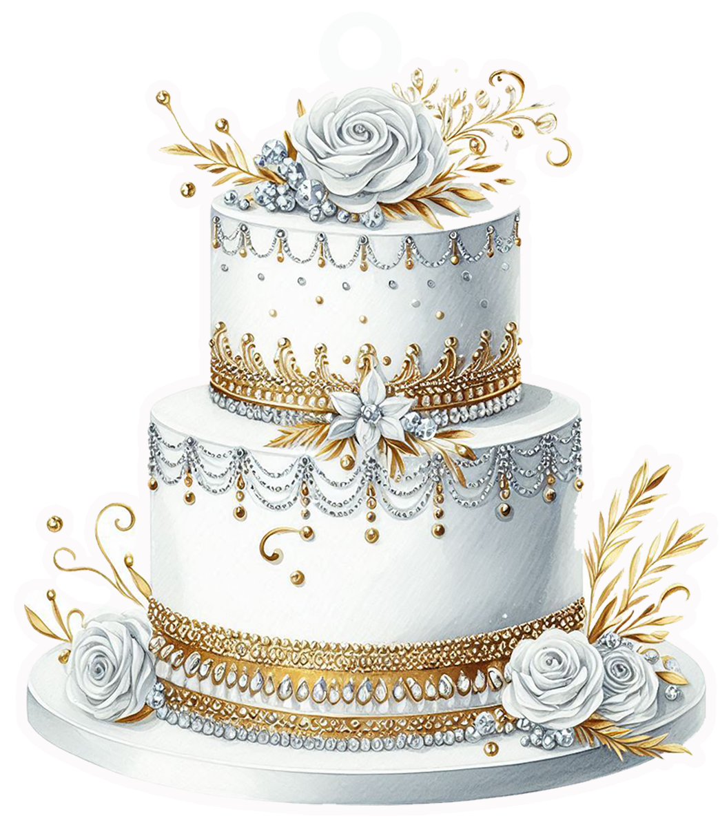 SASSY TALKIN WEDDING CAKE