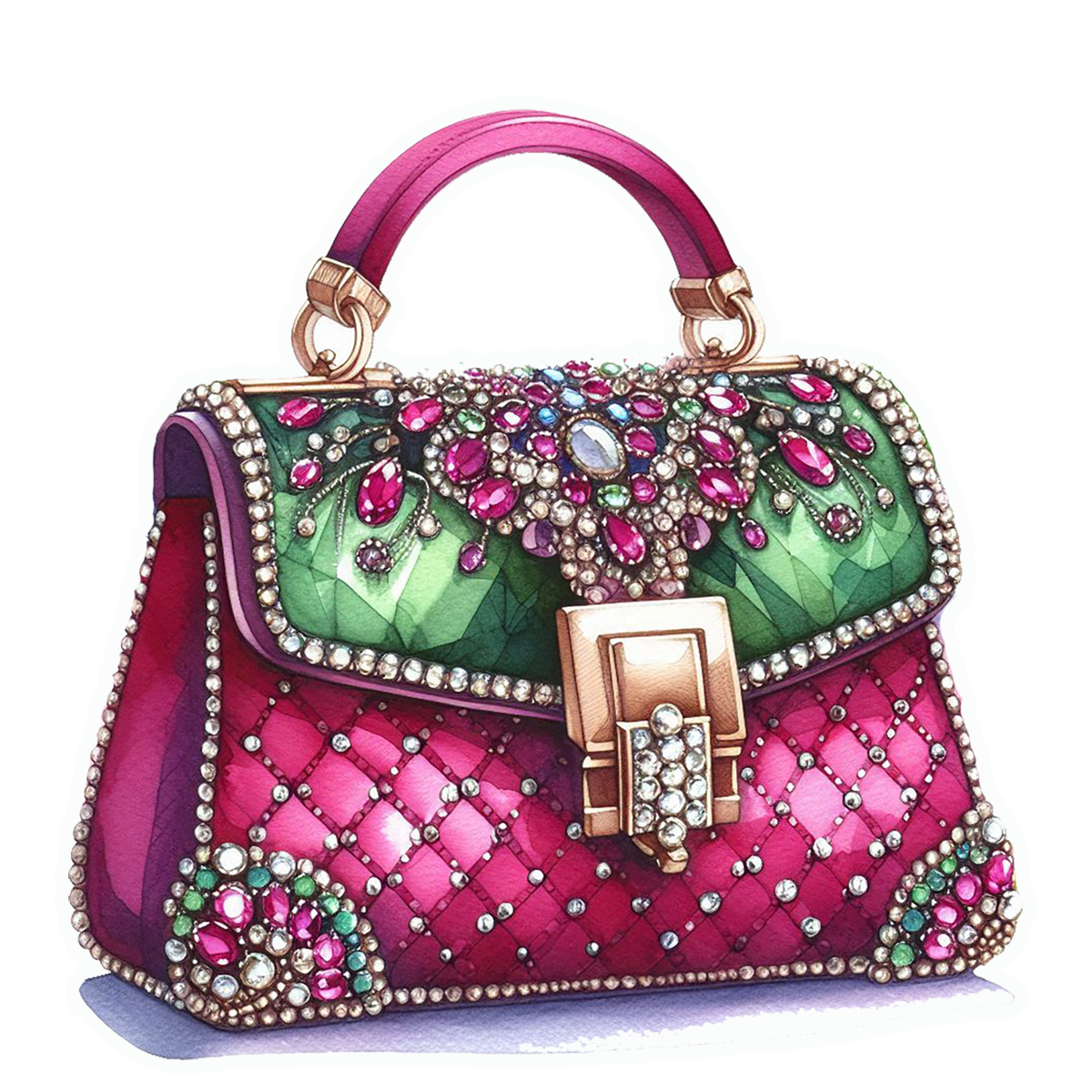 SASSY TALKIN HOT PINK PURSE