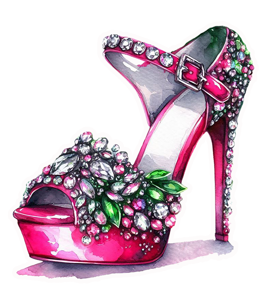 SASSY TALKIN HOT PINK HIGH HEEL