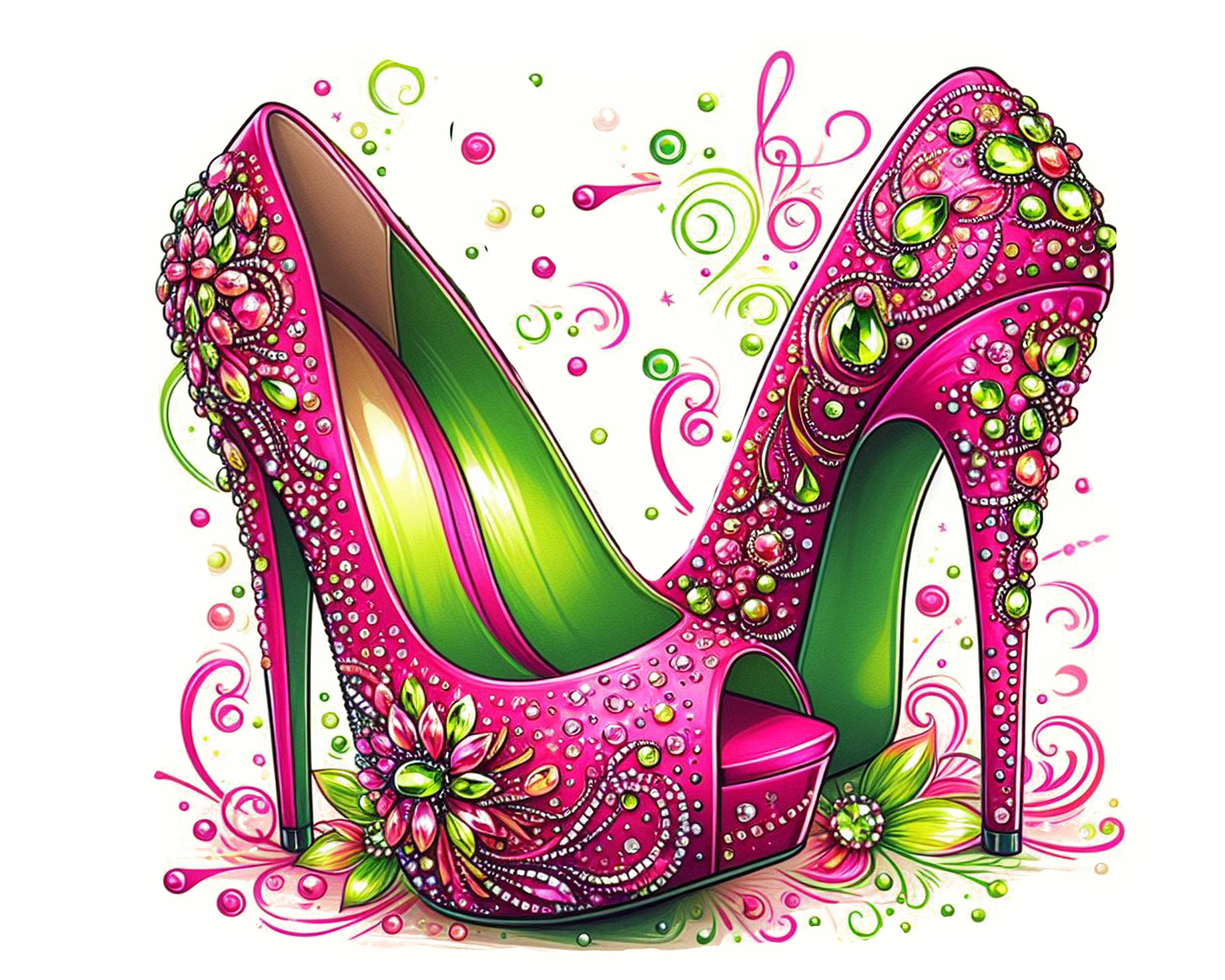 SASSY TALKIN DOUBLE PINK HEELS