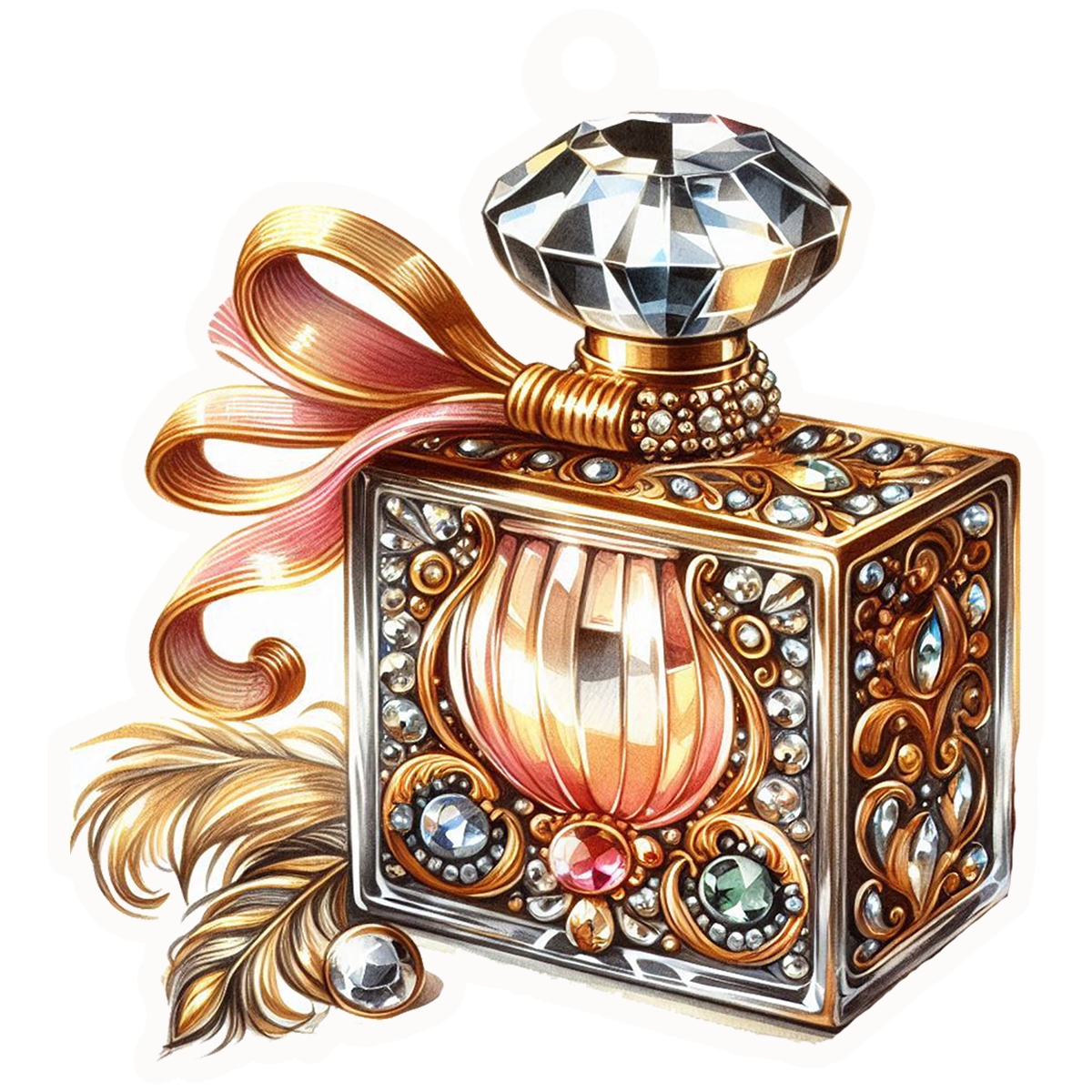 SASSY TALKIN  SQUARE PERFUME BOTTLE
