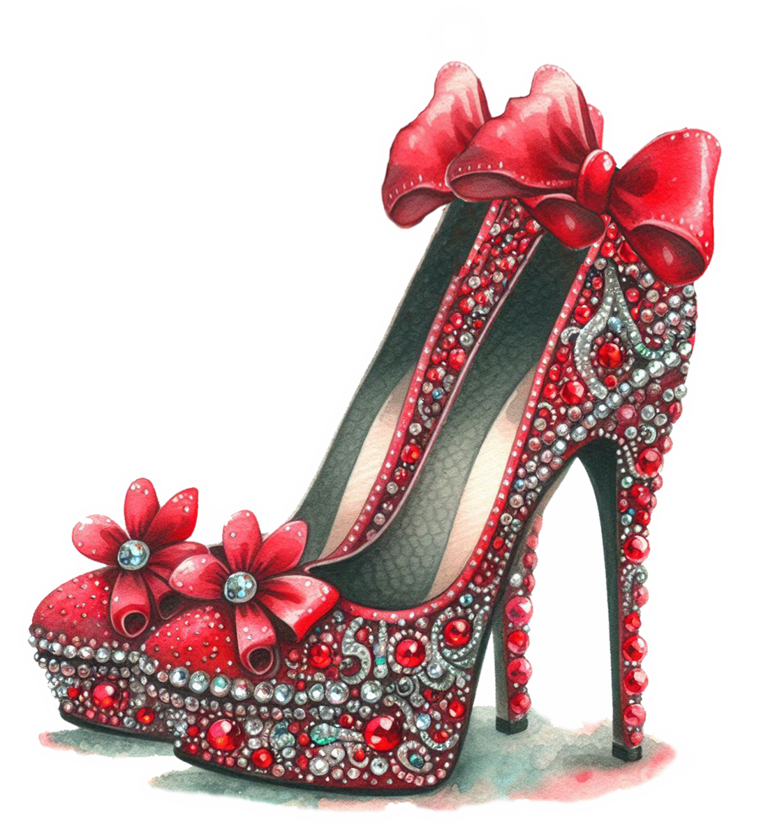 SASSY TALKIN RED HIGH HEELS