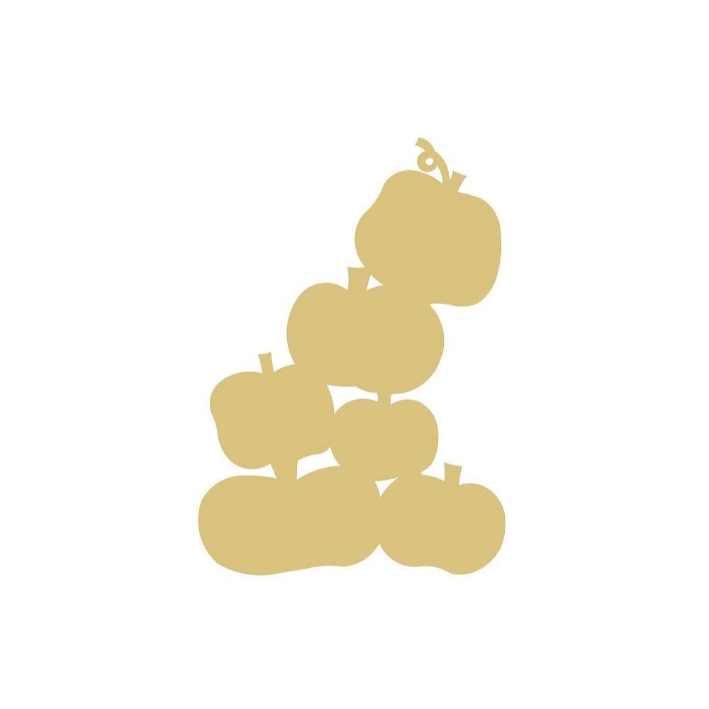 Basic Shape Stacked Pumpkin MDF Cutout Autumn Decor Style 2 - Unfinished For DIY