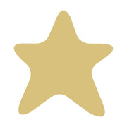 Basic Shape Star MDF Cutout Star Decor - Unfinished For DIY
