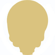 Basic Shape Skull MDF Cutout Stealie Face Style 2 - Unfinished For DIY