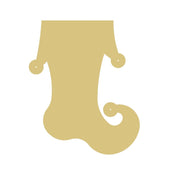 Basic Shape Stocking MDF Cutout Silhouette Style 8 - Unfinished For DIY