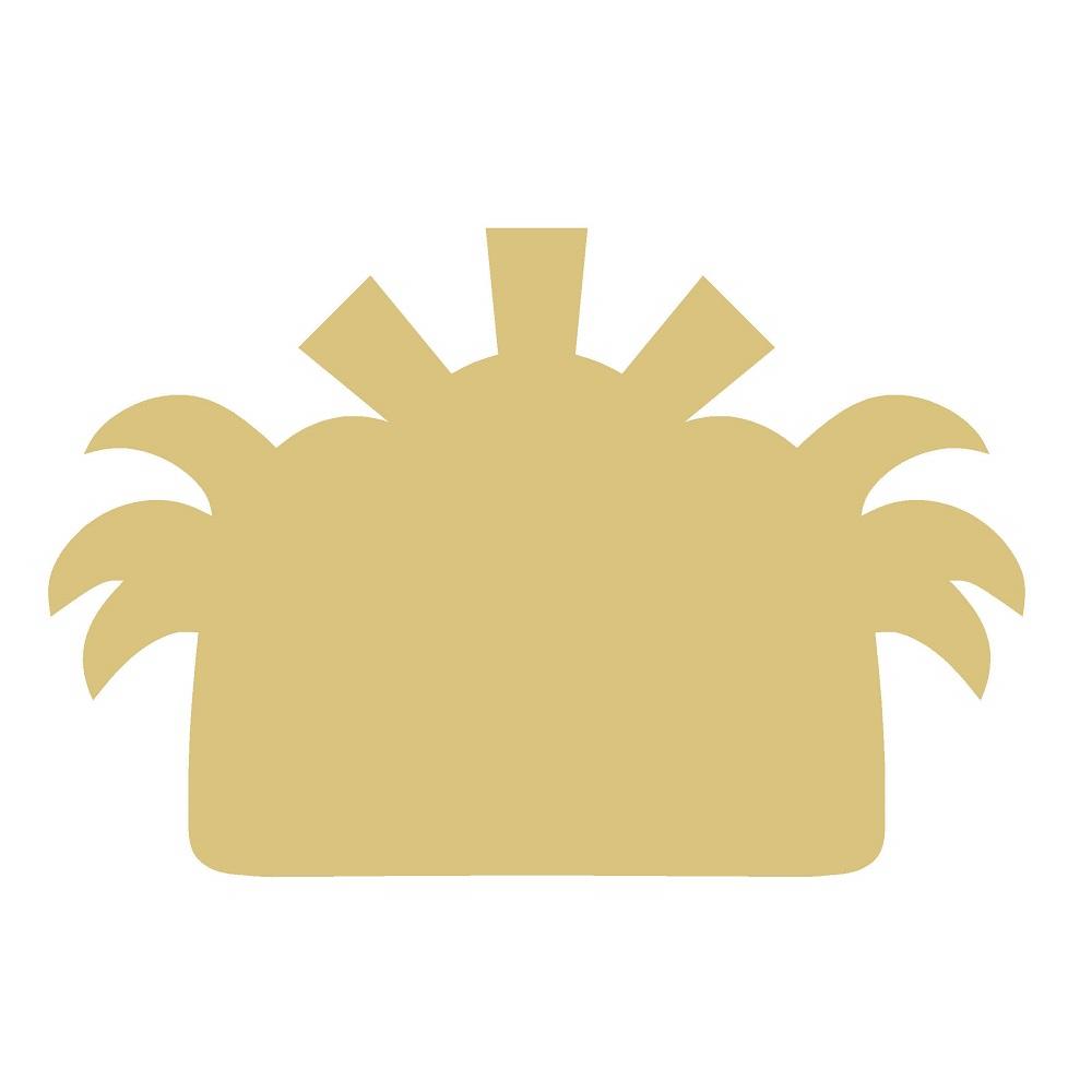 Basic Shape Sun MDF Cutout Silhouette - Unfinished For DIY