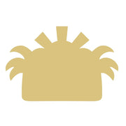 Basic Shape Sun MDF Cutout Silhouette - Unfinished For DIY