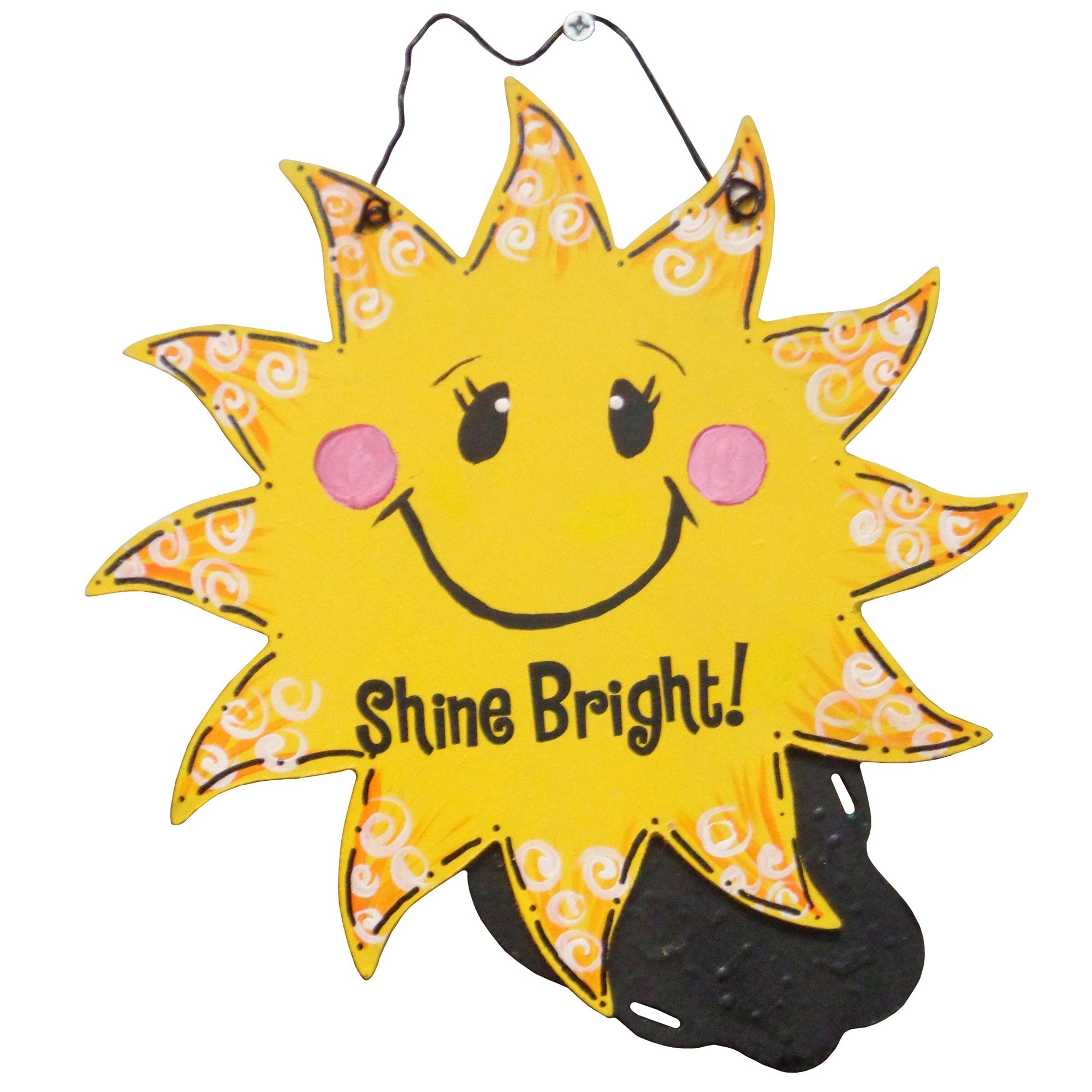 Basic Shape Sun MDF Cutout Silhouette Style 1 - Unfinished For DIY