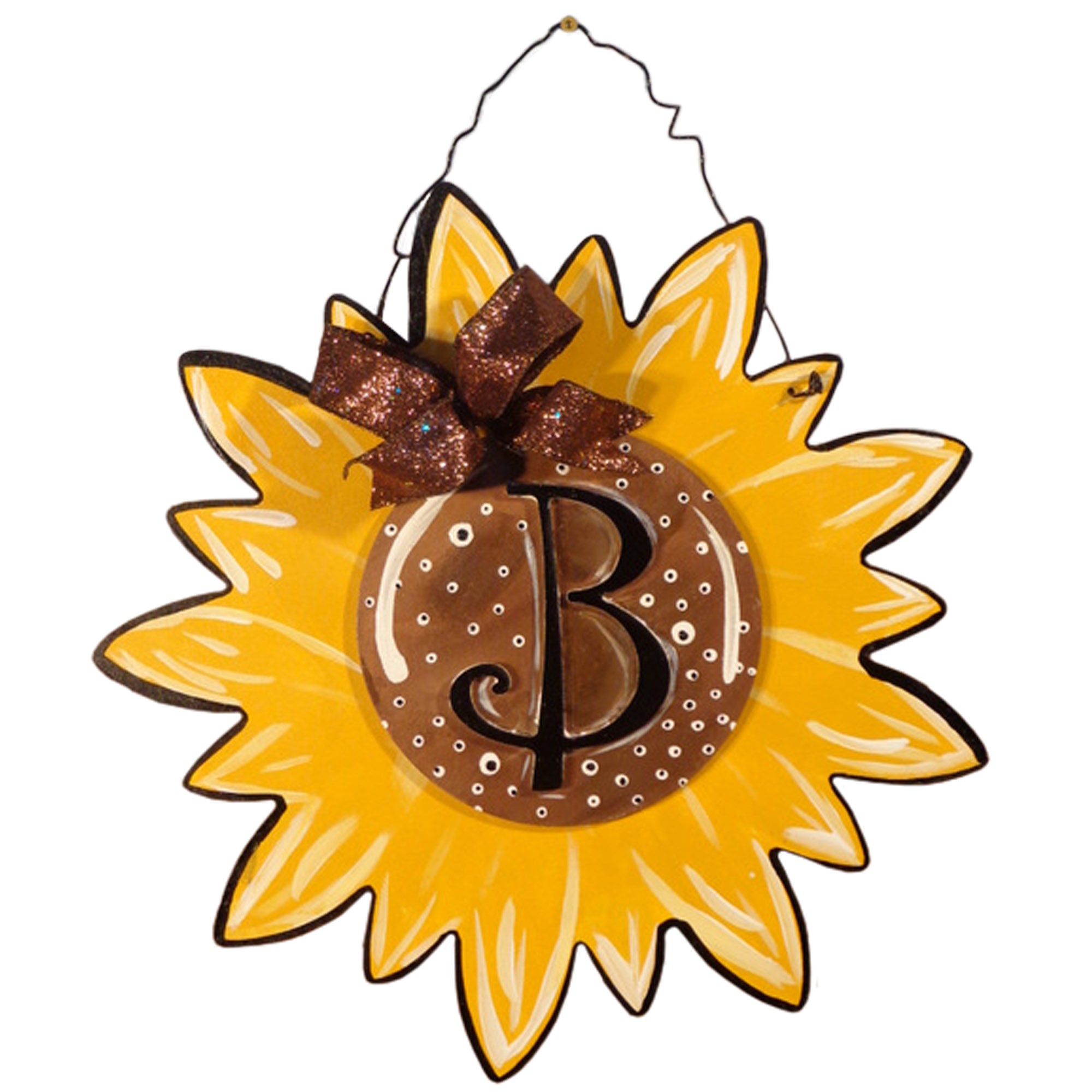 Basic Shape Sunflower MDF Cutout Silhouette Style 1 - Unfinished For DIY