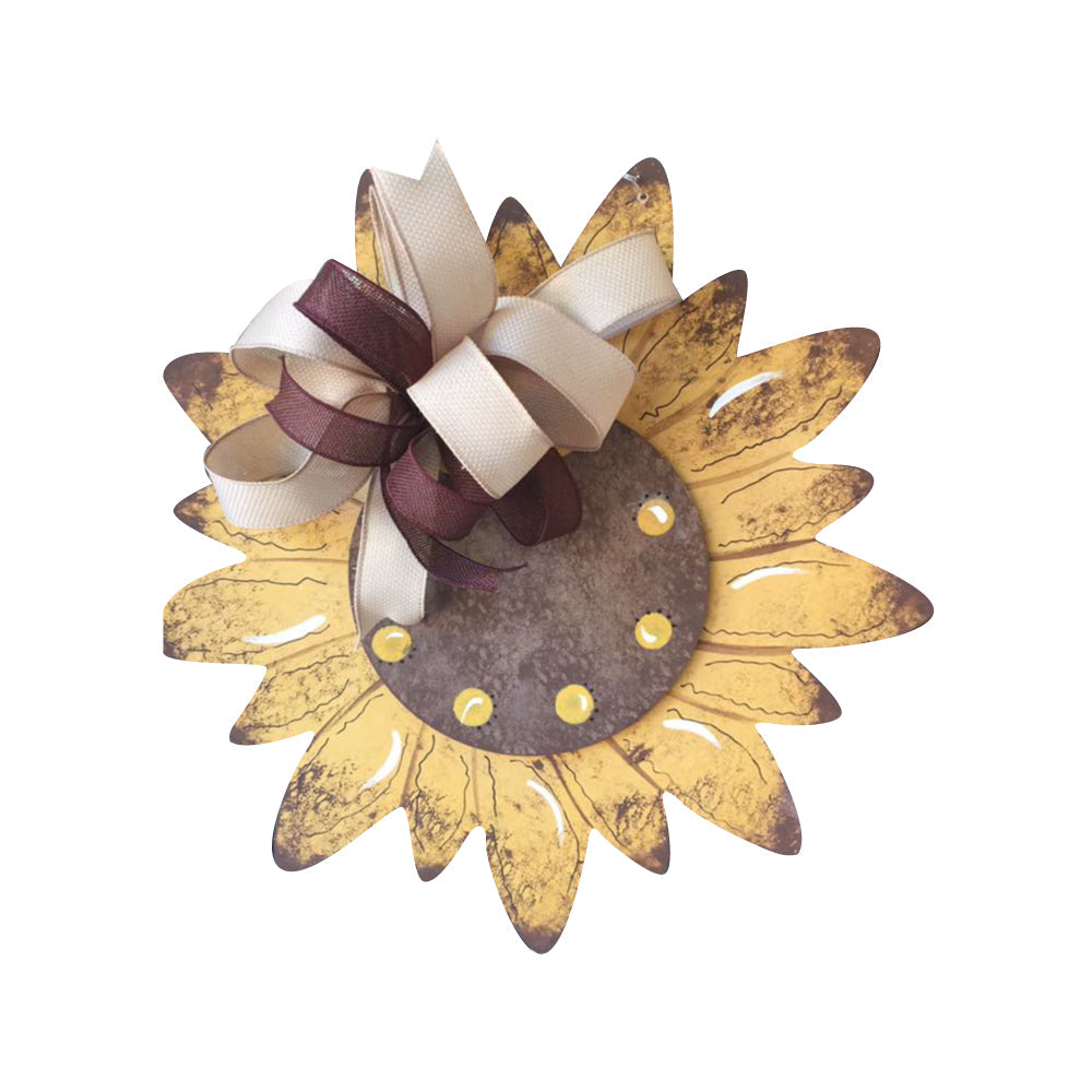 Basic Shape Sunflower MDF Cutout Silhouette Style 1 - Unfinished For DIY