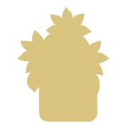 Basic Shape Sunflower MDF Cutout Floral Silhouette Style 2 - Unfinished For DIY