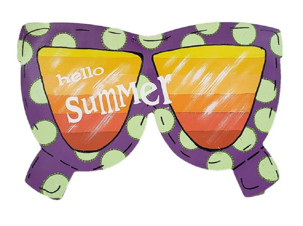 Basic Shape Sunglasses MDF Cutout Silhouette - Unfinished For DIY