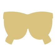 Basic Shape Sunglasses MDF Cutout Silhouette - Unfinished For DIY