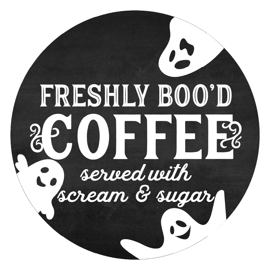 Diva Watt Designs: BLACK FRESHLY BOO'D COFFEE