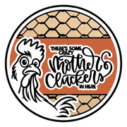 Diva Watt Designs: ORANGE CRAZY MOTHER CLUCKERS CHICKEN