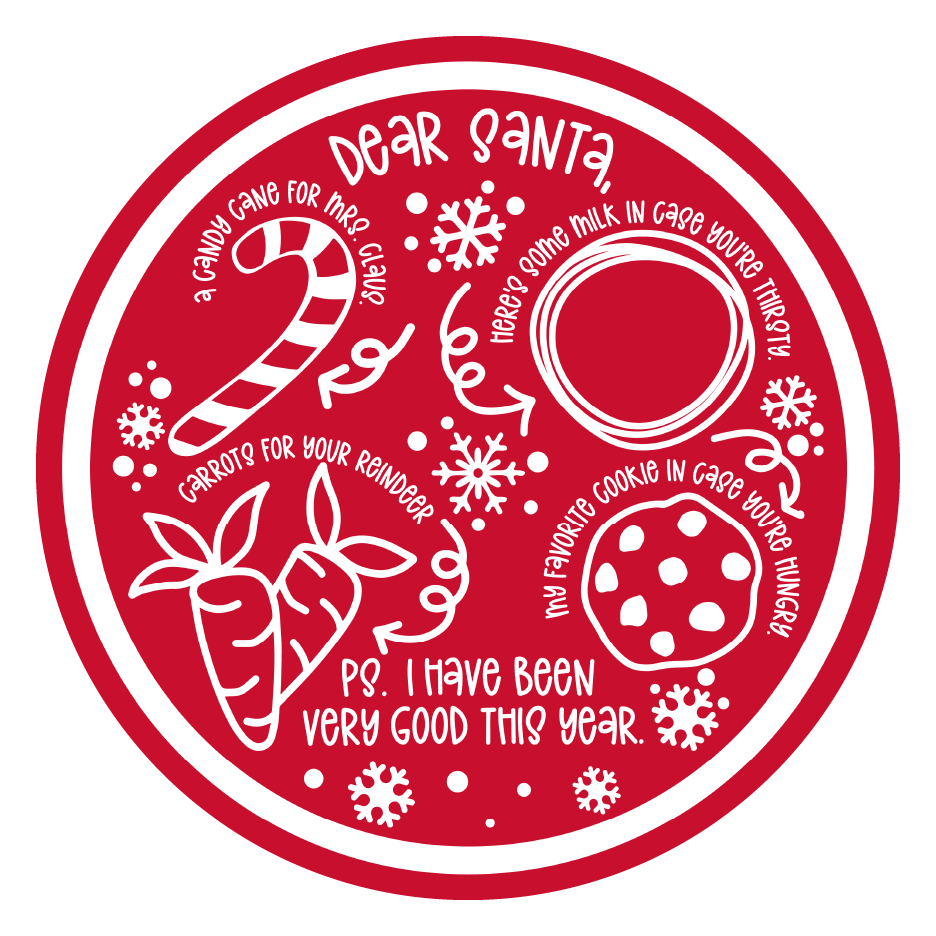 Diva Watt Designs: RED DEAR SANTA COOKIE PLAQUE