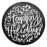Diva Watt Designs: HAPPY HOLIDAYS BLACK AND WHITE