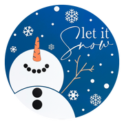 Diva Watt Designs: BLUE LET IT SNOW
