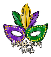 Diva Watt Designs: MARDI GRAS TIME MASK