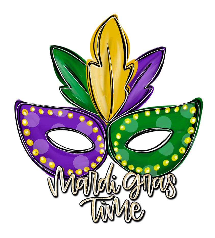 Diva Watt Designs: MARDI GRAS TIME MASK