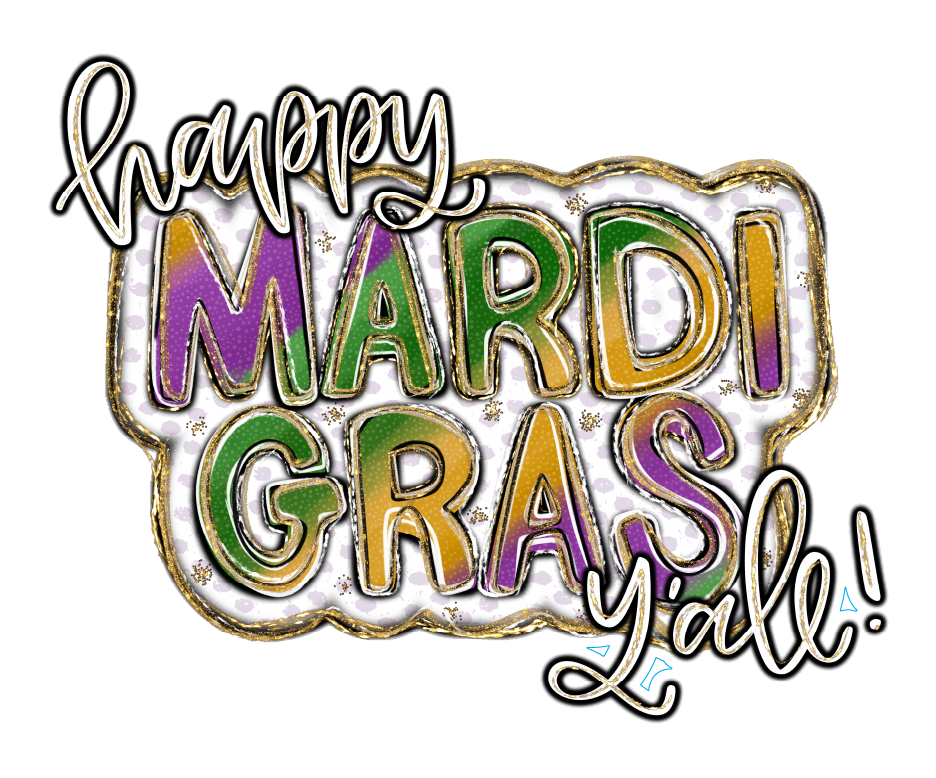 Diva Watt Designs: AHPPY MARDI GRAS Y'ALL