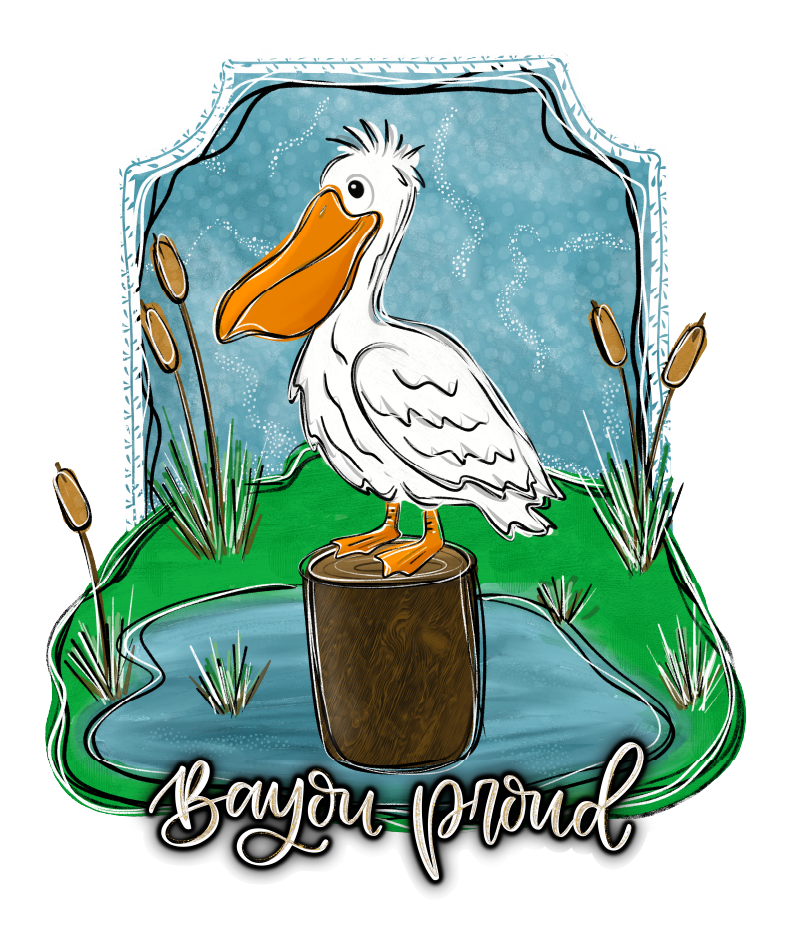 Diva Watt Designs: Bayou Proud Pelican