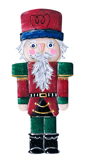 SPRINKLED WITH HEARTS NUTCRACKER